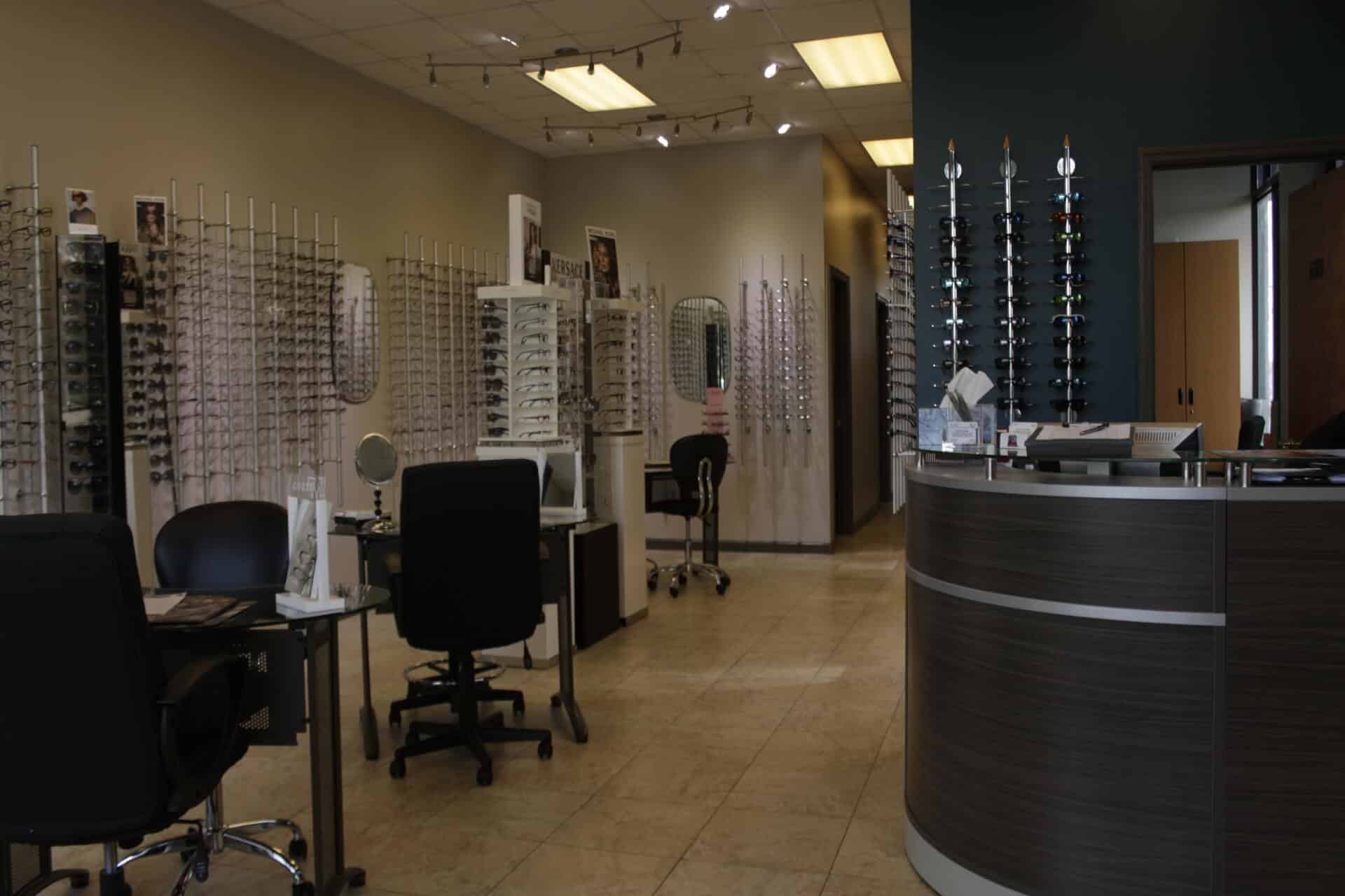 Modern eye exam room at Columbus 20/20 Eyecare - Columbus GA
