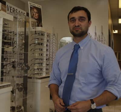 Modern eye exam room at Columbus 20/20 Eyecare - Columbus GA